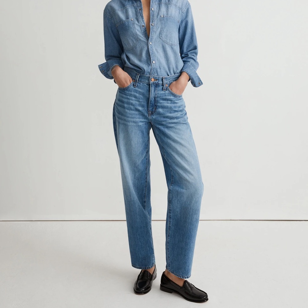 Madewell slouchy boyfriend Jean